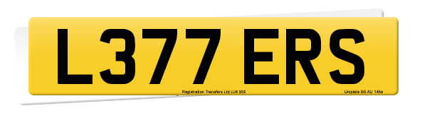Registration number L377 ERS